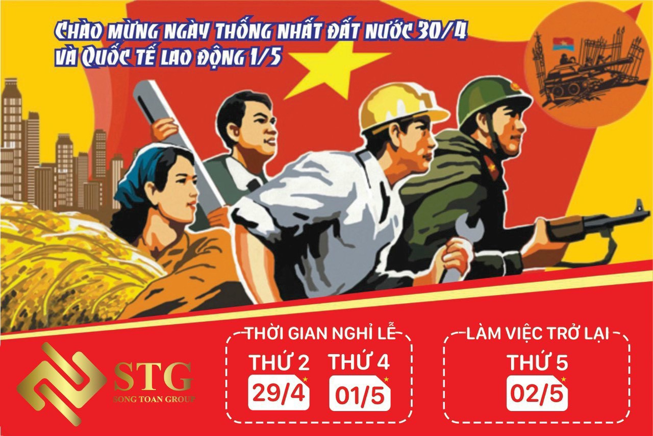 song-toan-nghi-le-30.04.2024 Thông Báo Lịch Nghỉ Lễ 30/04 - 01/05